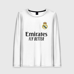 Лонгслив женский Беллингем Реал Мадрид форма 2425, цвет: 3D-принт