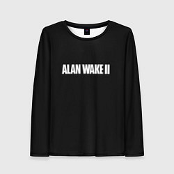 Лонгслив женский Alan Wake 2 logo game, цвет: 3D-принт