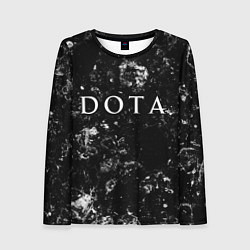 Лонгслив женский Dota black ice, цвет: 3D-принт