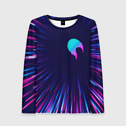 Лонгслив женский Date A Live neon blast lines, цвет: 3D-принт