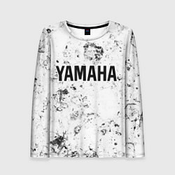 Лонгслив женский Yamaha dirty ice, цвет: 3D-принт
