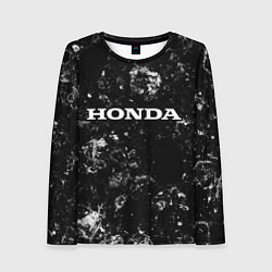 Лонгслив женский Honda black ice, цвет: 3D-принт
