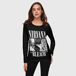 Лонгслив женский Nirvana first album, цвет: 3D-принт — фото 2