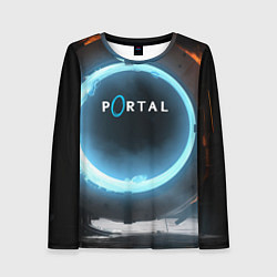 Лонгслив женский Portal logo game, цвет: 3D-принт