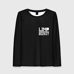 Лонгслив женский Lim Bizkit logo, цвет: 3D-принт