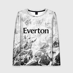 Лонгслив женский Everton white graphite, цвет: 3D-принт