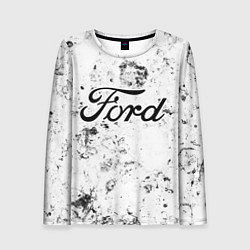 Лонгслив женский Ford dirty ice, цвет: 3D-принт