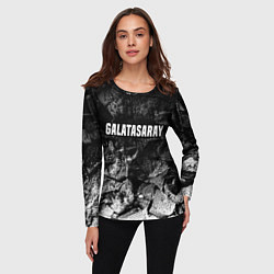 Лонгслив женский Galatasaray black graphite, цвет: 3D-принт — фото 2