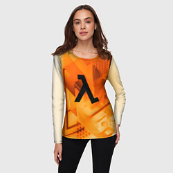 Лонгслив женский Half life rusty steel, цвет: 3D-принт — фото 2