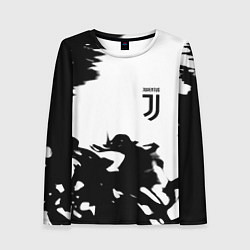 Лонгслив женский Juventus smoke black fire, цвет: 3D-принт