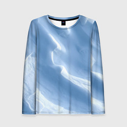 Лонгслив женский Снежный покров, цвет: 3D-принт