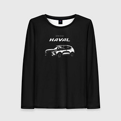 Лонгслив женский One love Haval чёрный, цвет: 3D-принт