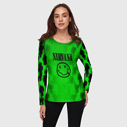 Лонгслив женский Nirvana x Billie, цвет: 3D-принт — фото 2
