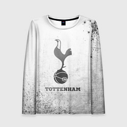 Лонгслив женский Tottenham - white gradient, цвет: 3D-принт