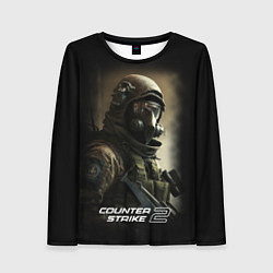 Лонгслив женский Counter strike 2 спецназ, цвет: 3D-принт