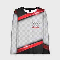 Женский лонгслив AUDI auto texture