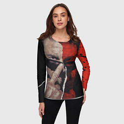 Лонгслив женский Между добром и злом, цвет: 3D-принт — фото 2