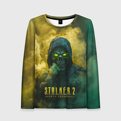 Лонгслив женский Stalker 2 череп, цвет: 3D-принт