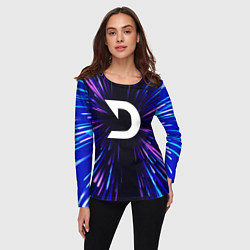 Лонгслив женский Deadlock neon energy, цвет: 3D-принт — фото 2