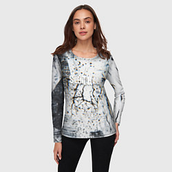 Лонгслив женский Silenthill текстура глитч, цвет: 3D-принт — фото 2