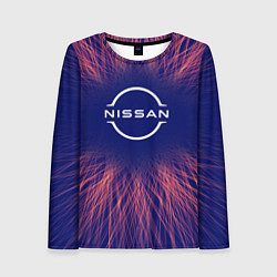 Лонгслив женский Nissan red energy, цвет: 3D-принт