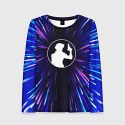 Лонгслив женский Cowboy Bebop neon energy, цвет: 3D-принт