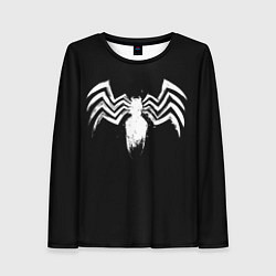 Лонгслив женский Venom - logo, цвет: 3D-принт