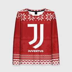Лонгслив женский Новогодний Juventus, цвет: 3D-принт