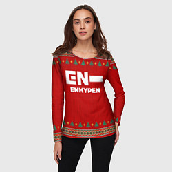 Лонгслив женский Enhypen new year, цвет: 3D-принт — фото 2