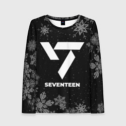 Лонгслив женский Снежный Seventeen, цвет: 3D-принт