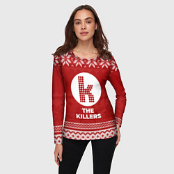 Лонгслив женский Новогодний The Killers, цвет: 3D-принт — фото 2