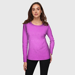 Лонгслив женский Текстура розовой кожи, цвет: 3D-принт — фото 2