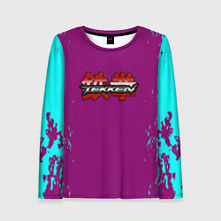 Лонгслив женский Tekken краски неон, цвет: 3D-принт