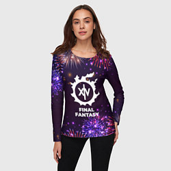 Лонгслив женский Праздничный Final Fantasy, цвет: 3D-принт — фото 2