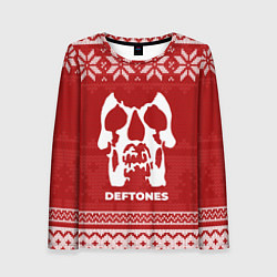 Лонгслив женский Новогодний Deftones, цвет: 3D-принт