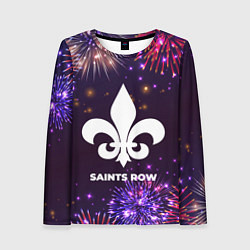 Лонгслив женский Праздничный Saints Row, цвет: 3D-принт