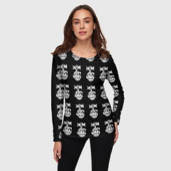 Лонгслив женский Marilyn Manson rock band, цвет: 3D-принт — фото 2