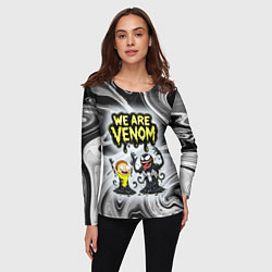Лонгслив женский We are Venom - Morty, цвет: 3D-принт — фото 2