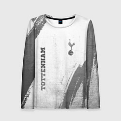 Женский лонгслив Tottenham - white gradient вертикально