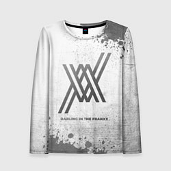 Лонгслив женский Darling in the FranXX - white gradient, цвет: 3D-принт