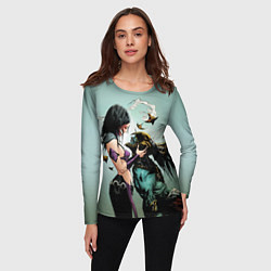 Лонгслив женский Mileena & Kotal Kahn - Mortal Kombat, цвет: 3D-принт — фото 2