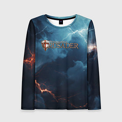 Лонгслив женский Stronghold сrusader крестоносец бури, цвет: 3D-принт