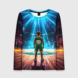 Лонгслив женский Двадцатый из Бостон Селтикс, цвет: 3D-принт