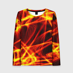 Женский лонгслив Огненный трек