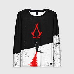 Лонгслив женский Assassins creed shadows - самурай, цвет: 3D-принт