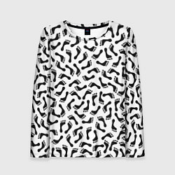 Женский лонгслив Следы