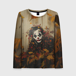 Лонгслив женский Джокер - депрессивная осень, цвет: 3D-принт