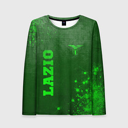 Женский лонгслив Lazio - green gradient вертикально