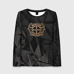 Лонгслив женский Bayer 04 golden poly, цвет: 3D-принт