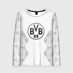 Лонгслив женский Borussia white poly, цвет: 3D-принт